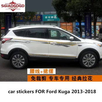 Наклейки для внедорожников Ford Kuga 2013-2018, экстерьер кузова, специальные наклейки, модифицированные наклейки для экстерьера Kuga, аксессуары