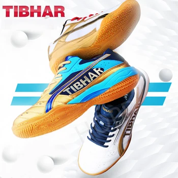 Обувь для настольного тенниса TIBHAR с оригинальной коробкой, легкие удобные износостойкие профессиональные кроссовки для пинг-понга, спортивная обувь