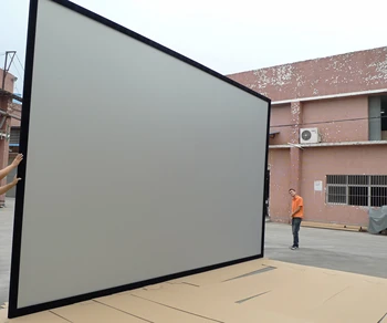 400-дюймовый проекционный экран с фиксированной рамкой для кинотеатра нестандартного размера