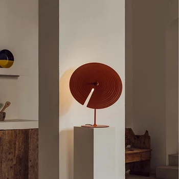 BOSSEN креативная круглая настольная лампа в стиле постмодерн, французская летающая тарелка, гостиная, спальня, кабинет, настольная лампа в скандинавском минималистичном стиле.