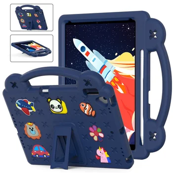 Противоударный Чехол для планшета EVA Для iPad 10.2 2019 2020 2021 9th 8th 7th Gen Детский Мультяшный Чехол Для iPad Air 3 Pro 10.5 С Подставкой