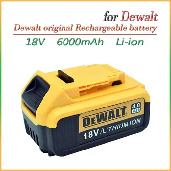Оригинальный литий-ионный аккумулятор для электроинструментов Dewalt 18V 3.0Ah/4.0Ah/5.0Ah/6.0Ah, совместимый с dewalt DCB200 DCB205 DCB201 DCB203