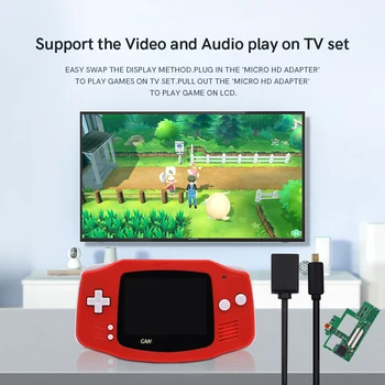 Новейший 40-контактный HDMI-совместимый адаптер HDTV конвертер PCB Mod Kit для 40-контактной консоли Gameboy Advance GBA