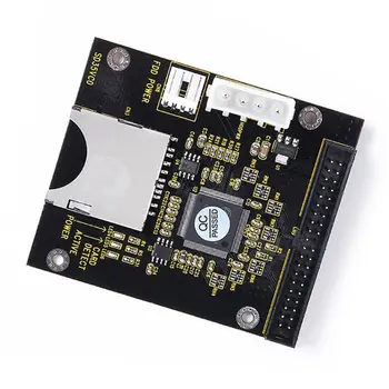 Карта конвертера SD на 3,5 дюйма IDE 40 Pin IDE SD Card Adapter SSD Embedded Storage Adapter Card IDE Expansion Card