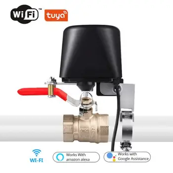 Умный Домашний клапан Tuya WiFi, Умный клапан для воды/ газа, приложение дистанционного управления, совместимое с Alexa Google Home Assistant