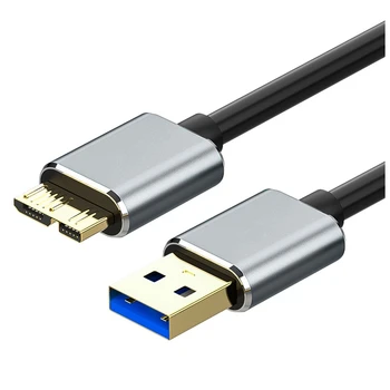 Внешний кабель для жесткого диска USB Micro-B Кабель для жесткого диска Micro-B Кабель для передачи данных SSD Sata Кабель для жесткого диска Micro-B USB3.0, 0,5 М