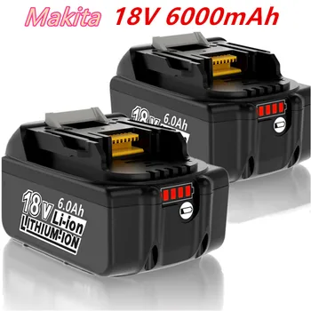 Сменный аккумулятор 6000mAh BL1850 для батареи Makita 18V, литий-ионный аккумулятор для батареи Makita 18v BL1840 Bl1830 Bl1860