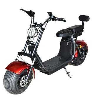 С бесплатным дождевиком DDP service 1000 Вт/2000 Вт/3000 Вт 60 В 40-60 км/ч электрический скутер с толстыми шинами citycoco scooter