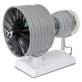 Имитационная модель двигателя реактивного самолета Aerojet Turbofan Engine Подвижная игрушка DIY Assembl Kit