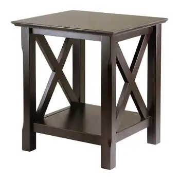 Торцевой столик Xola X Panel, Столешница для Капучино, Маленький журнальный столик Mesas, Маленький торцевой столик, Торцевой столик для спальни, Чайный столик