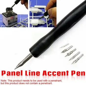 Del Panel Line Акцентная цветная ручка, избегающая очистки линии, инструмент Diy ручка, инфильтрационная ручка, 5 шт., краска с хобби T8u9