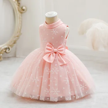 розовое платье принцессы для девочек детское платье из марли детское платье