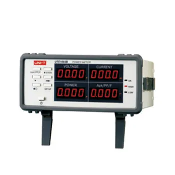 UNI-T UTE1003A Bench TRMS Напряжение Ток Цифровой измеритель коэффициента мощности Диапазон анализаторов 900 Вт RS232