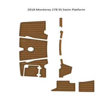 2018 Monterey 278 SS Подножка для платформы для плавания, Коврик для пола из пены EVA, Тиковый коврик для палубы