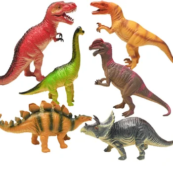 6 Моделей, Вокальный Большой Тираннозавр Рекс Трицератопс, Имитационная Модель Динозавра, Игрушки, Мягкие Игрушки, Детские Забавные Звучащие Игрушки, Подарок