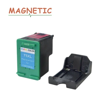 Магнитный картридж 75xl с чернилами для HP 75 для Photosmart C4200 C5200 C4300 Officejet J5780 C4280 C4345 C4380 C4385