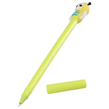 Желтые Креативные ручки-роллеры Bee, пластиковые, с черными чернилами, гелевые ручки Cute Bees, офисные