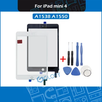 Для iPad Mini 4 A1538 A1550 Сенсорная панель с цифровым дисплеем, переднее стекло без кнопки 