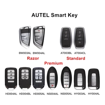 3 шт. Универсальные многомодельные ключи AUTEL MaxiIM серии KM100 IKEY Smart Remote для автомобилей BMW/HONDA/NISSAN/Hyundai