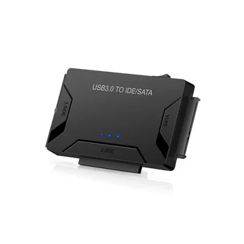 Универсальный адаптер для жесткого диска 2,5 3,5 USB3.0 USB 3.0 для передачи данных на SATA IDE Комбинированный внешний конвертер (штепсельная вилка EU)