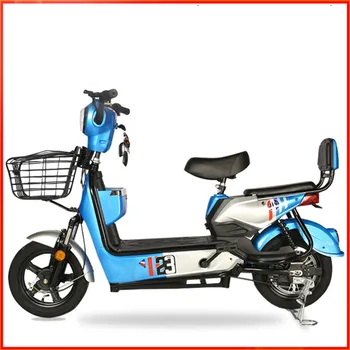 Электрический трехколесный велосипед мощностью 350 Вт 48 В с литиевой батареей, двухрежимный, с двумя приводами, фары с линзами высокой яркости, Ebike для взрослых