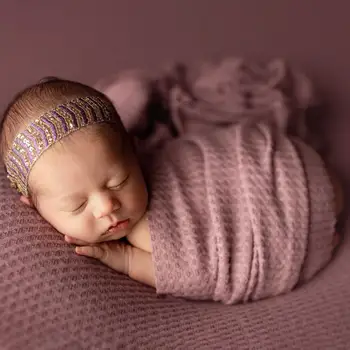 Одеяло из эластичной дышащей вискозы, Детское Одеяло в обертке для новорожденных, Детское Одеяло, Аксессуары для новорожденных, реквизит для фотосъемки новорожденных