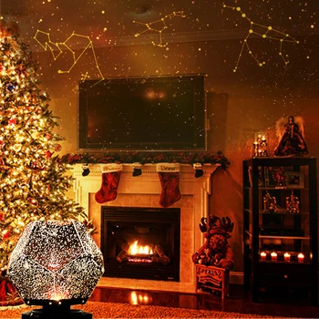 Звездное Небо Галактика Проектор Ночники Звездный Свет Перезаряжаемая Лампа для Украшения Спальни Рождественский Подарок Детям Ночник