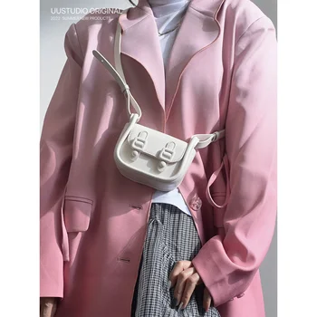 Нишевая дизайнерская сумка High Sense, розовая, через плечо, мини-гарнитура Hot Girl, набор губной помады