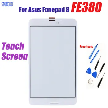 Новинка Для ASUS Fonepad 8 FE380 FE380CG FE380CXG FE8030CXG K016 Сенсорный экран Дигитайзер Замена Стеклянной Панели белый + Бесплатные инструменты