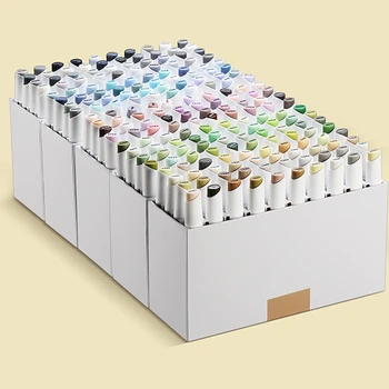 40 Цветных маркеров, цветной двуглавый спиртовой маслянистый Профессиональный Набор маркеров с ручной росписью, художественные маркеры, ручка, товары для рукоделия