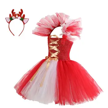 Кружевные платья для малышей, кружевное платье принцессы с галстуком-бабочкой для малышей, Мягкое свадебное платье подружки невесты для девочек, Праздничное платье на Рождество