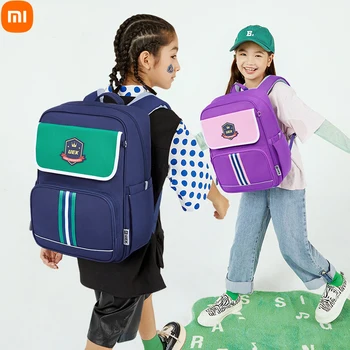 Xiaomi Новые школьные сумки для девочек, детские рюкзаки с принтом, детские рюкзаки для учащихся детского сада, Милые девочки, Детский школьный рюкзак, водонепроницаемый для мальчиков