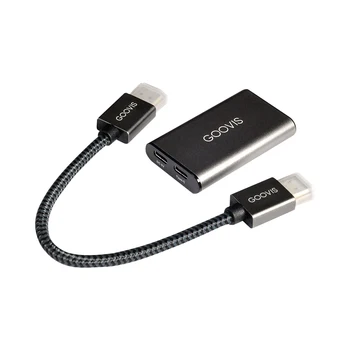 Адаптер Goovis HDMI-Type-c для головного дисплея GOOVIS Young HD 4K Конвертер USB-c Портативный Видеоадаптер Черный