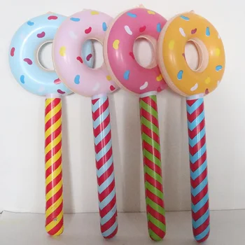 80 см Пончики, Надувные палочки для воздушных шаров, Сладкие Пончики, Праздничный баллон, Счастливые конфеты, Декор для вечеринки в честь Дня рождения, Детские Балоны, подарки