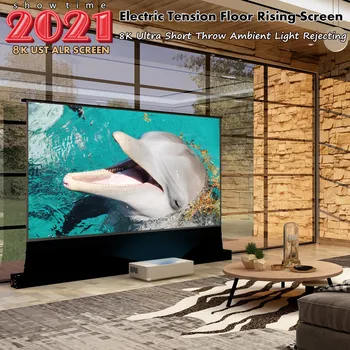 MIVISION 120-дюймовый Рулонный экран 16: 9 для лазерного телевидения и фильмов домашнего кинотеатра