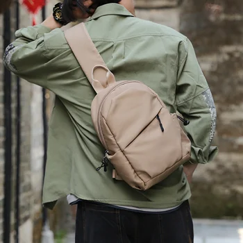 Мужская сумка через плечо, противоугонный многофункциональный водонепроницаемый школьный рюкзак, Модные поясные сумки для коротких поездок, Нагрудная сумка-мессенджер