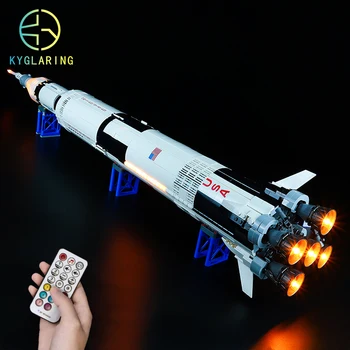Набор светодиодных светильников Kyglaring DIY Toys for Ideas 21309 Apollo Saturn V Строительные блоки