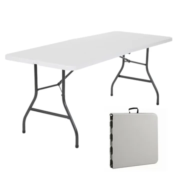 Cosco 6ft Белый Открытый садовый Стол для пикника Портативный Складной стол