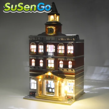 Комплект светодиодных светильников SuSenGo для ратуши 10224 Совместим с моделью 15003 30014, без строительных блоков