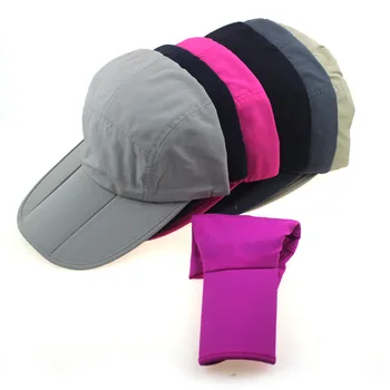 Кепка Gorras Кепка Складная быстросохнущая шляпа, защитная спортивная кепка на открытом воздухе, летние уличные шляпы Унисекс, портативные и складные пляжные кепки