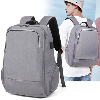 Мужская сумка, 15,6-дюймовый рюкзак для ноутбука, USB-рюкзак для зарядки, Женский мужской дорожный рюкзак Mochila, водонепроницаемый школьный рюкзак для мальчиков и девочек