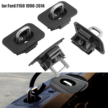 4 шт./компл., автомобильный задний багажник, Выдвижная стяжка, якорь, грузовая пряжка, подходит для Ford F150 1998-2014