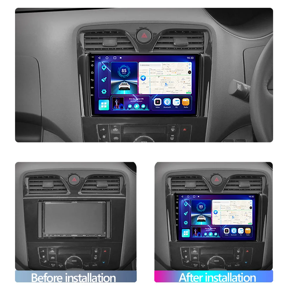 Автомагнитола JUSTNAVI для Nissan Serena 4 2010-2016 Мультимедийный плеер Carplay Android Аудио стерео GPS Навигация IPS Экран 2din 1