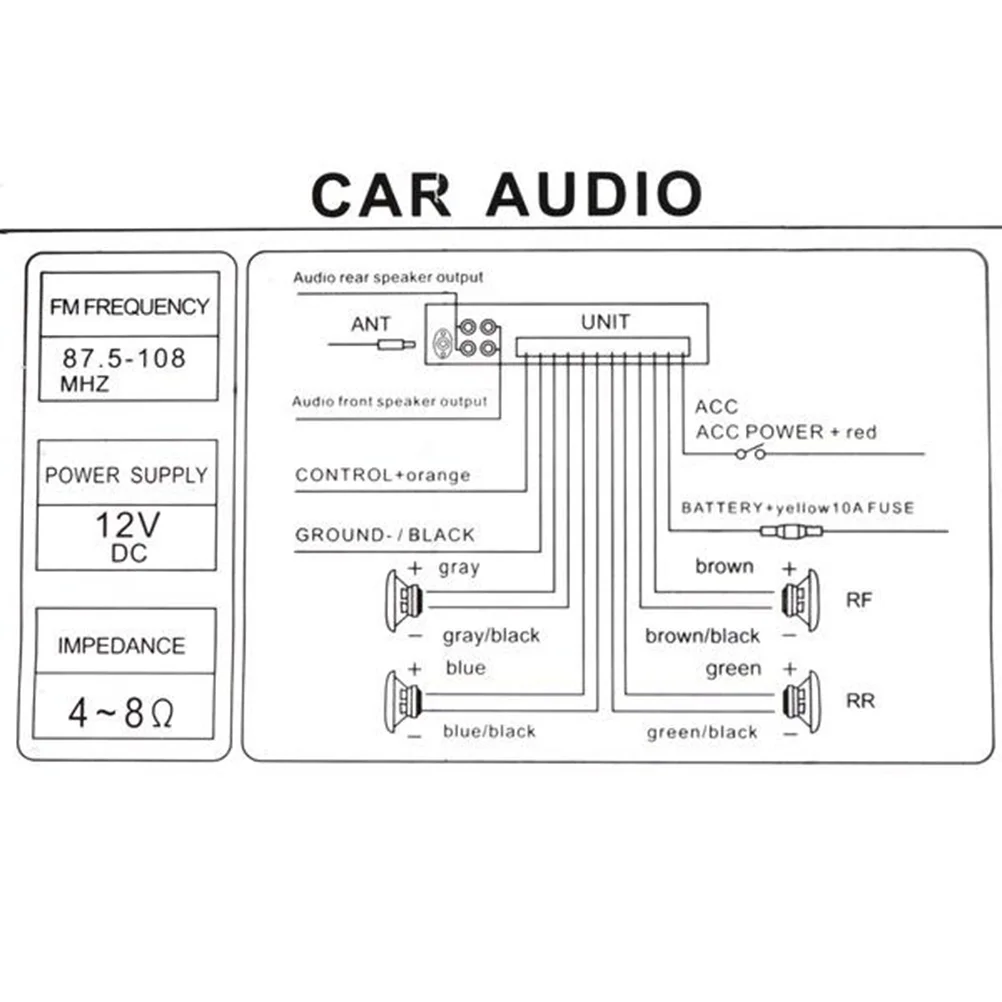 Автомобильные колонки Портативная беспроводная аудиосистема Беспроводная Стереосистема Автомобильный домашний аудио громкоговоритель 4
