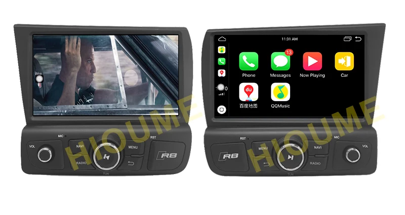 Автомобильный Мультимедийный плеер Android GPS Navi Радио Для Audi R8 V8 V10 2007-2015 с головным устройством Caprlay Android auto Video 5