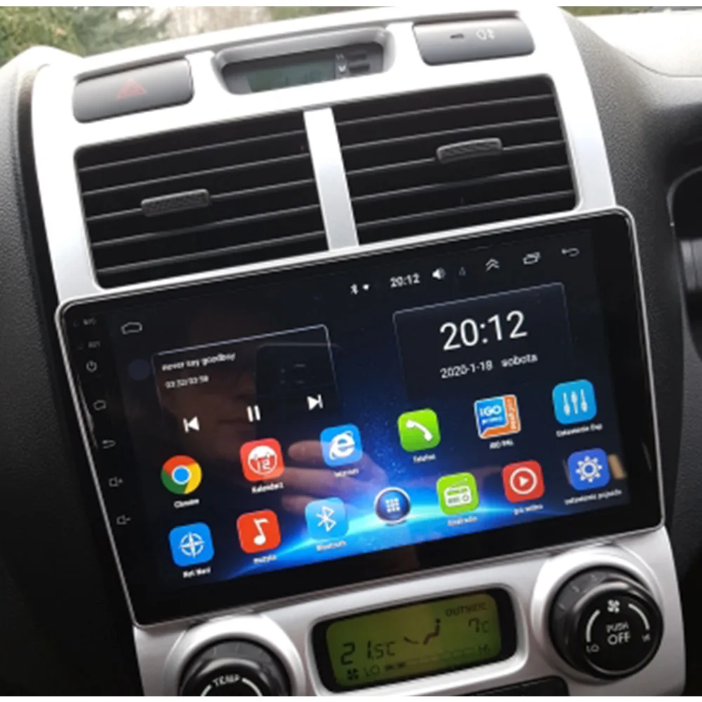Автомобильный мультимедийный плеер стерео GPS DVD радионавигация Android экран для Kia Sportage JE KM 2005 ~ 2010 5