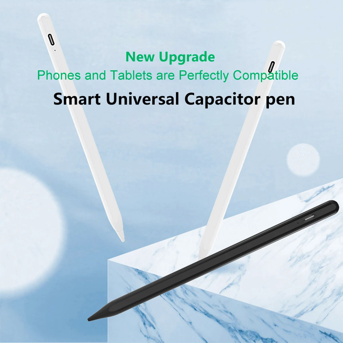 Активный стилус Универсальный Емкостный карандаш для планшета Аксессуары для ноутбуков Android Ручка с сенсорным экраном Карандаш для мобильного телефона Стилус 2