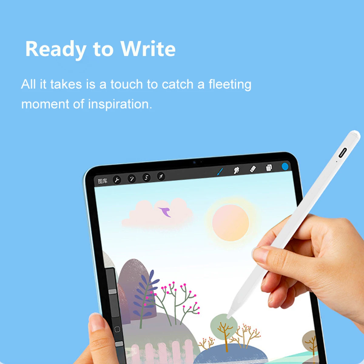 Активный стилус Универсальный Емкостный карандаш для планшета Аксессуары для ноутбуков Android Ручка с сенсорным экраном Карандаш для мобильного телефона Стилус 3