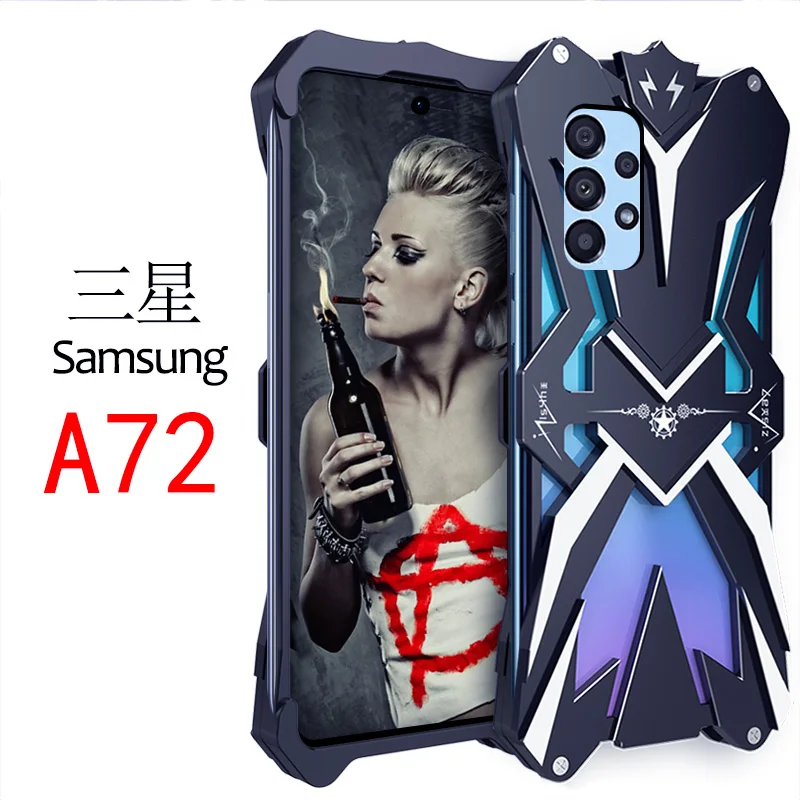Алюминиевый Броневой Чехол Thor Для Samsung Galaxy A73 A72 A54 A53 A52 A33, Чехол для Вспышки, Чехол для телефона 