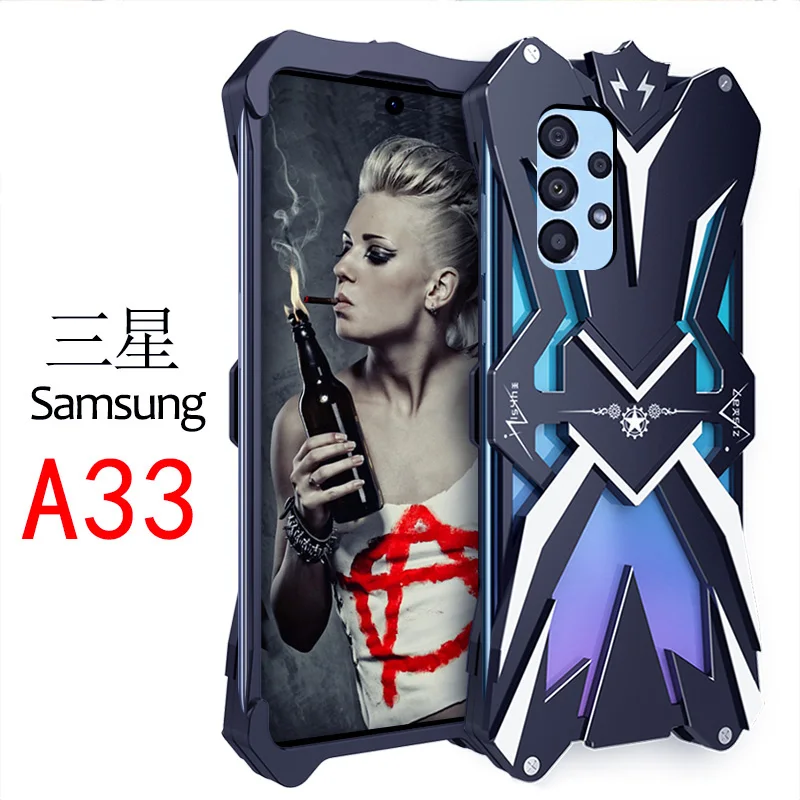 Алюминиевый Броневой Чехол Thor Для Samsung Galaxy A73 A72 A54 A53 A52 A33, Чехол для Вспышки, Чехол для телефона 